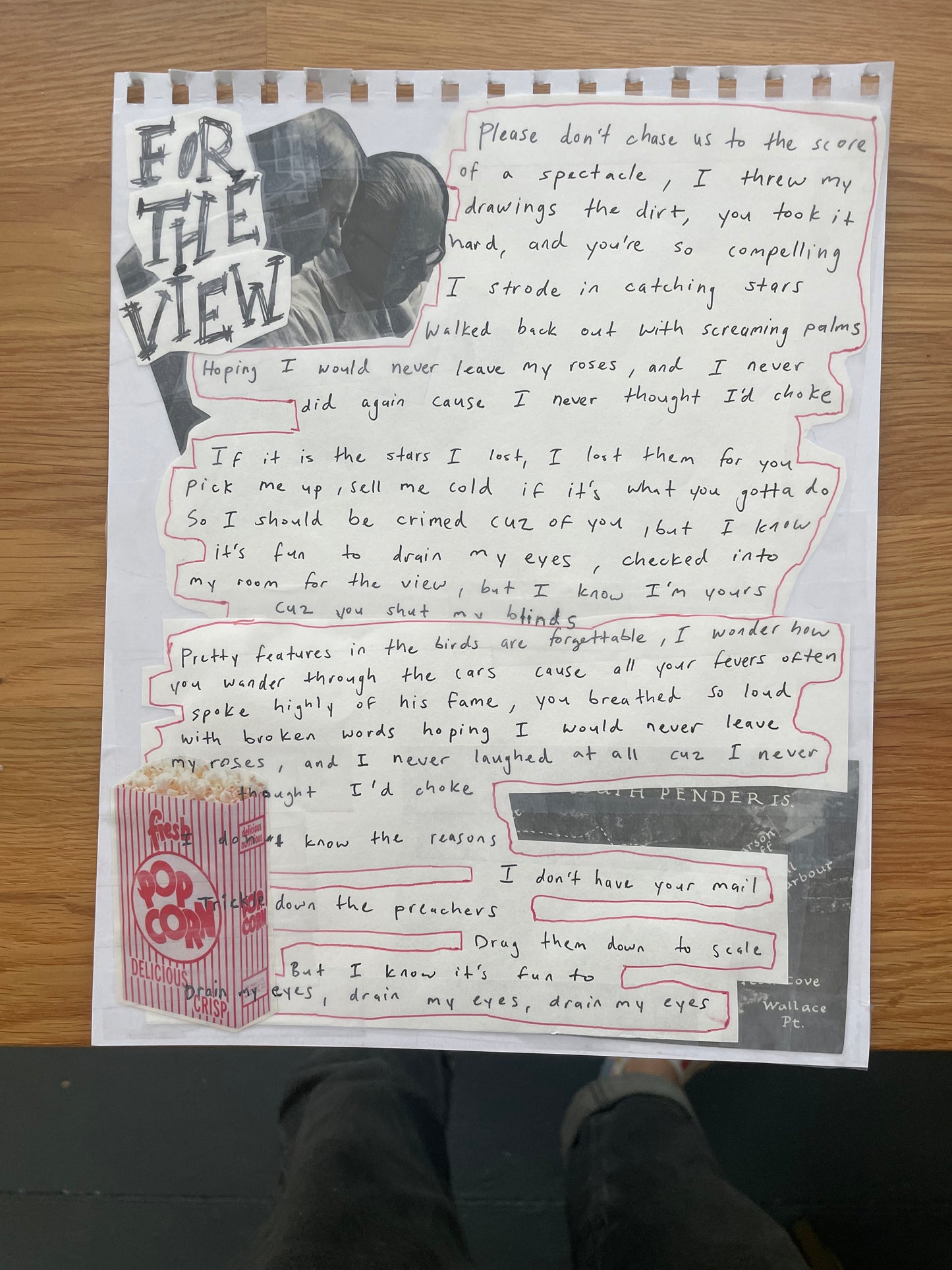 Skating Polly Lyric Sheet