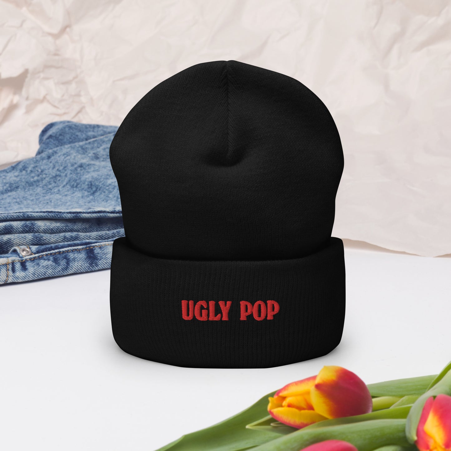 Ugly Pop Cuffed Beanie