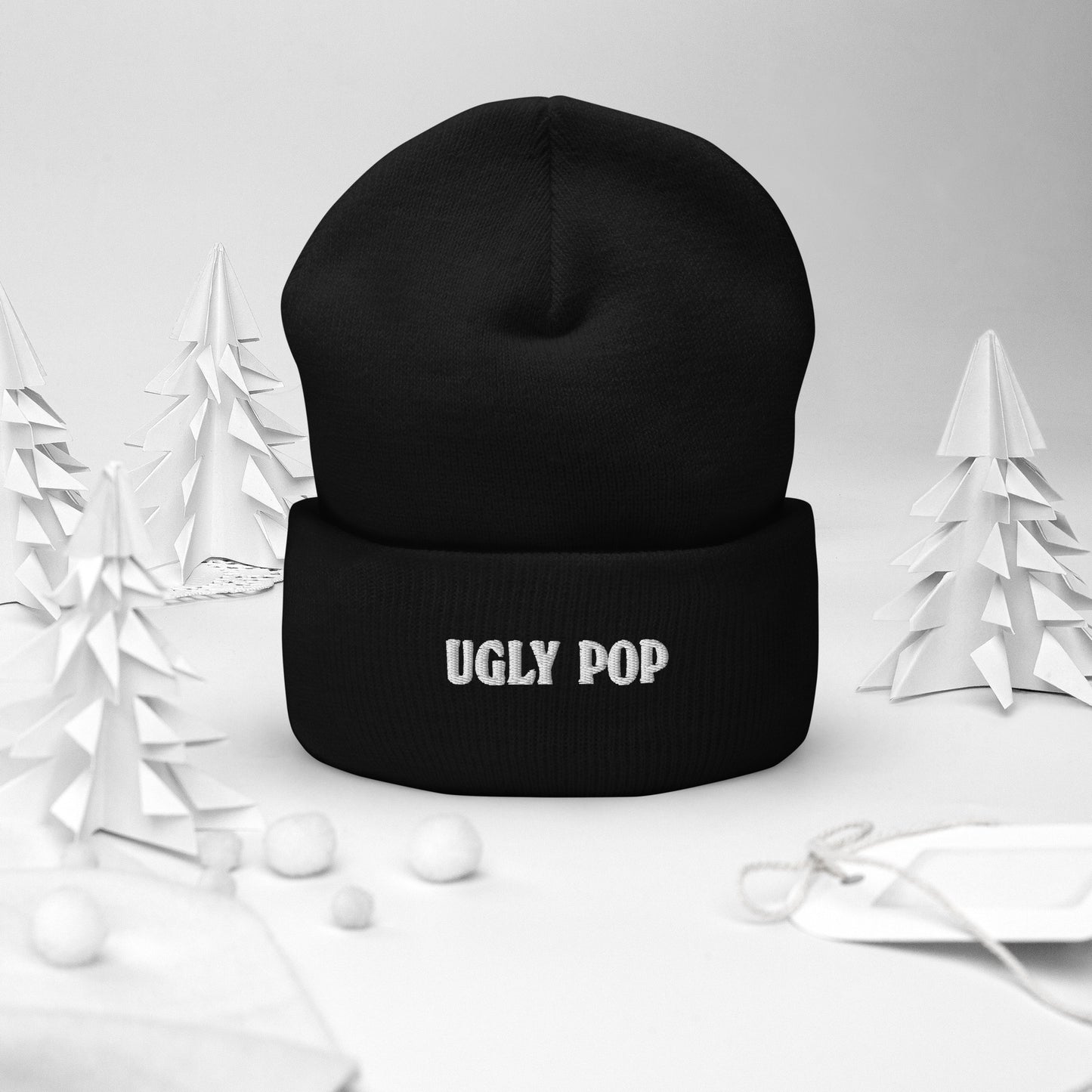 Ugly Pop Cuffed Beanie