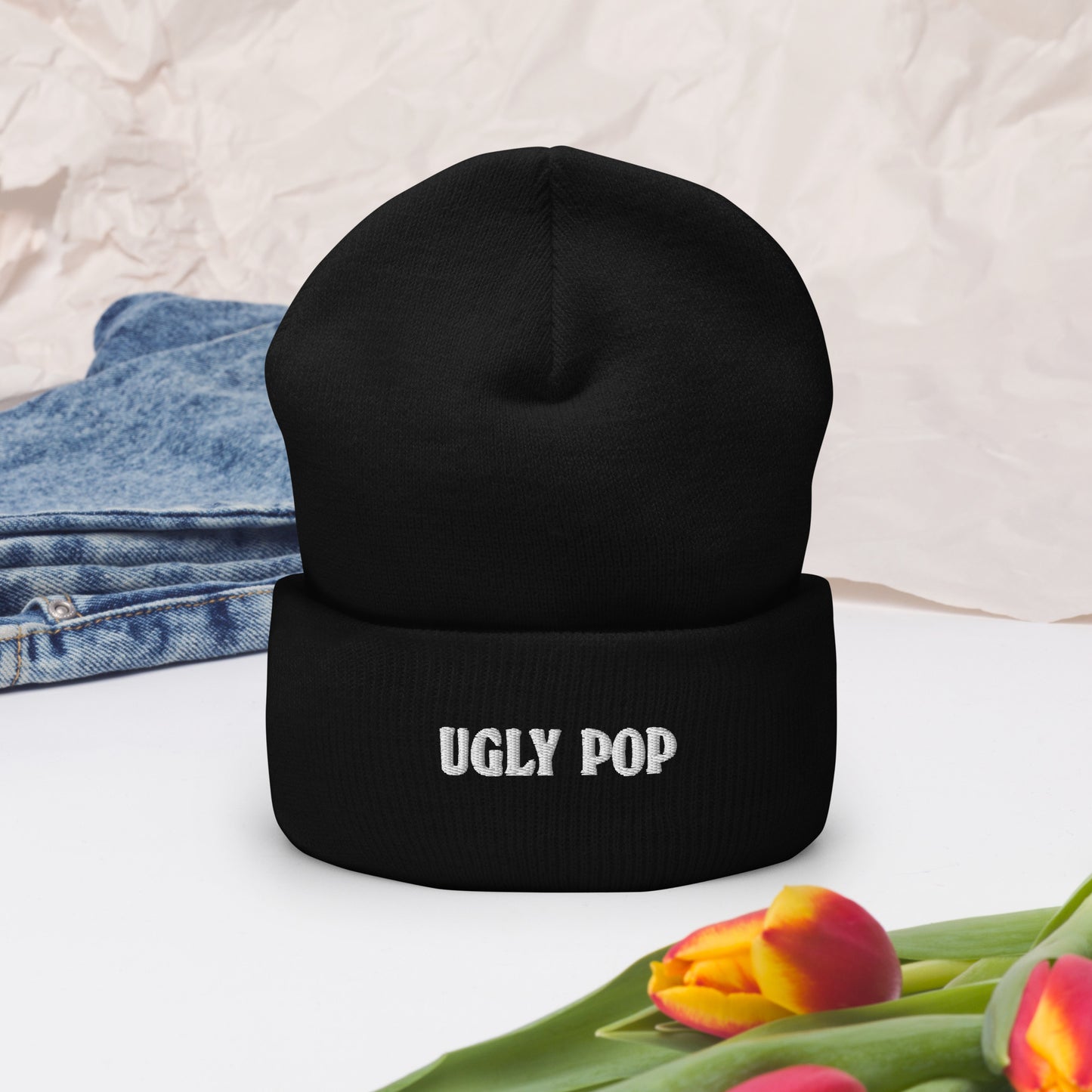 Ugly Pop Cuffed Beanie